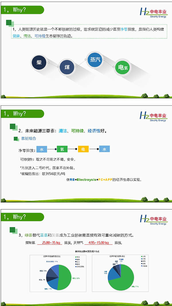 2021綠色氫能發展大會現場，王德軍：為什么選擇綠氫？