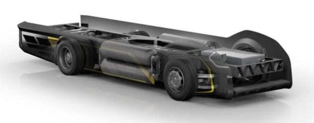 Gaussin為氫動(dòng)力卡車推出了一個(gè)“滑板”平臺(tái)，承諾可以行駛500英里