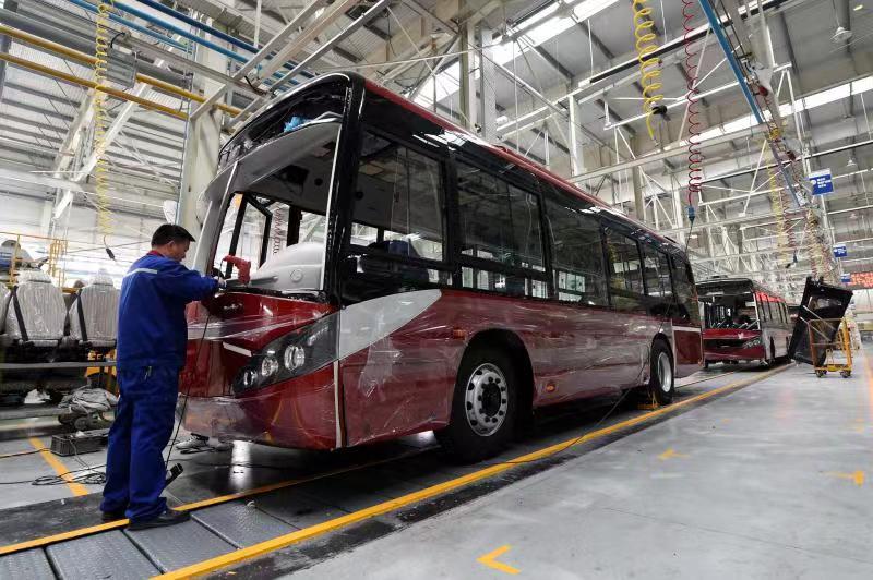 宇通新能源車生產車間 宇通新能源車生產車間
