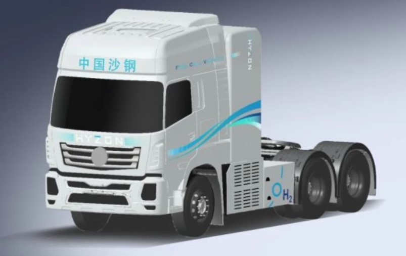 沙鋼集團攜手海易森汽車與國富氫能 共同推廣49T氫能重卡.jpg