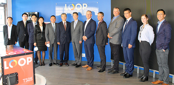 中國駐加拿大大使叢培武一行訪問路普能源總部 中國駐加拿大大使叢培武一行訪問路普能源總部