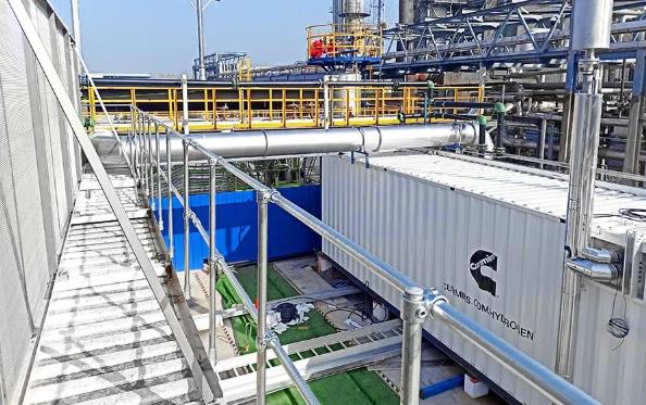 康明斯2.5MW PEM電解水制氫裝置在濮陽成功交付.jpg 康明斯2.5MW PEM電解水制氫裝置在濮陽成功交付.jpg