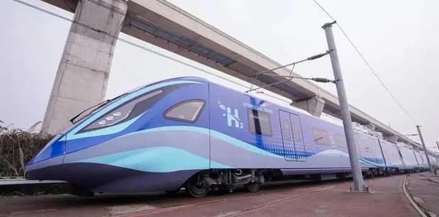 全球首列時速160公里的氫能源市域列車在成都中車下線.jpg 全球首列時速160公里的氫能源市域列車在成都中車下線.jpg