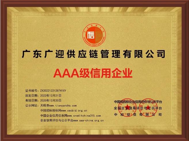 AAA級(jí)信用企業(yè)牌匾.jpg